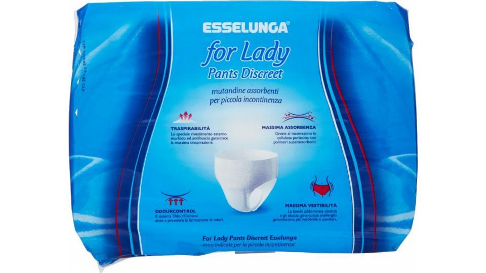 Esselunga, For lady pants discreet large super