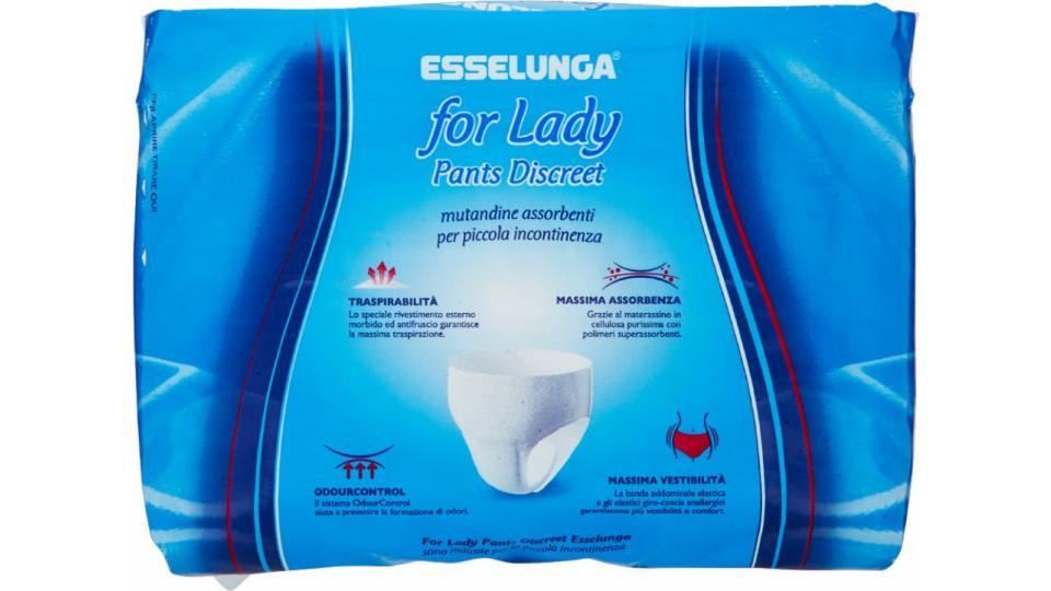 Esselunga, For lady pants discreet medium super