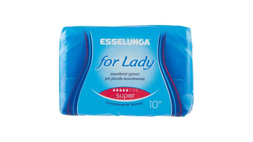 Esselunga, For Lady assorbenti super ripiegati