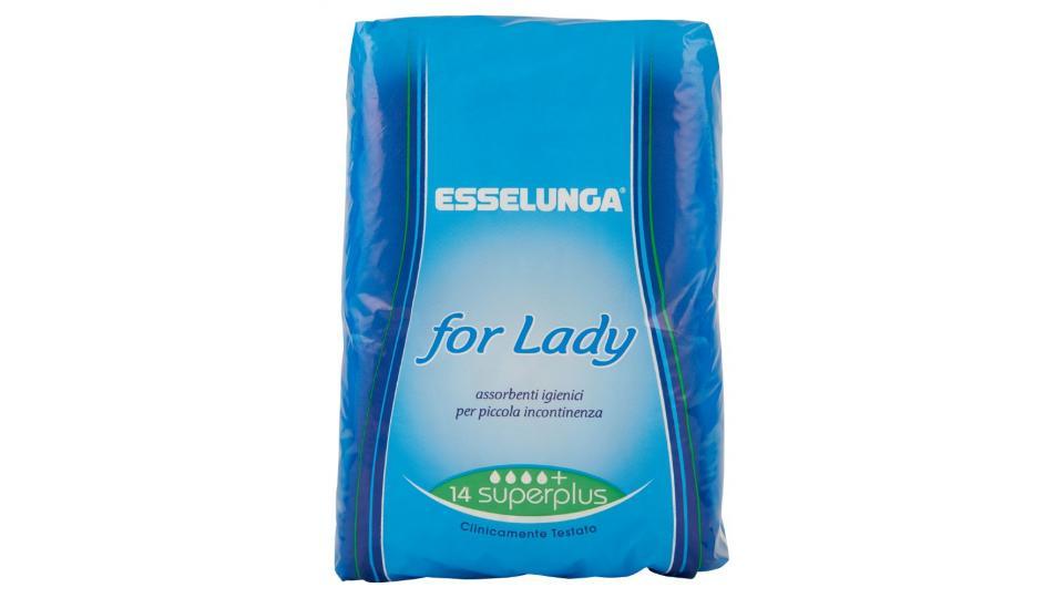 Esselunga, For Lady assorbenti superplus ripiegati