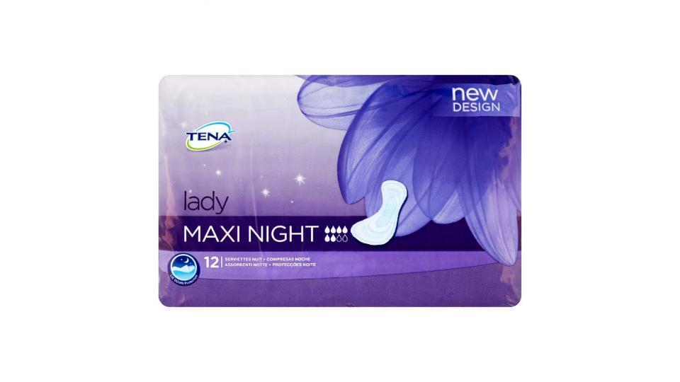 Tena, Lady Maxi Night assorbenti distesi