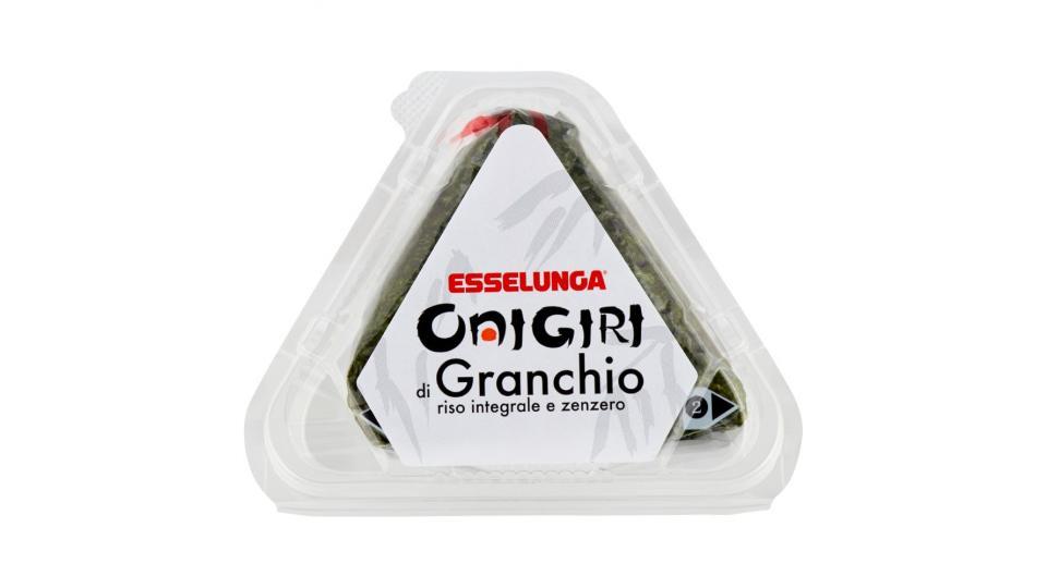 Esselunga Onigiri di Granchio con riso integrale e zenzero