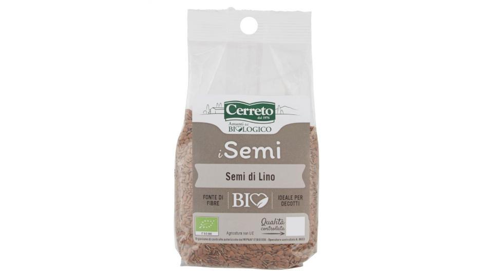 Cerreto, semi di lino biologici