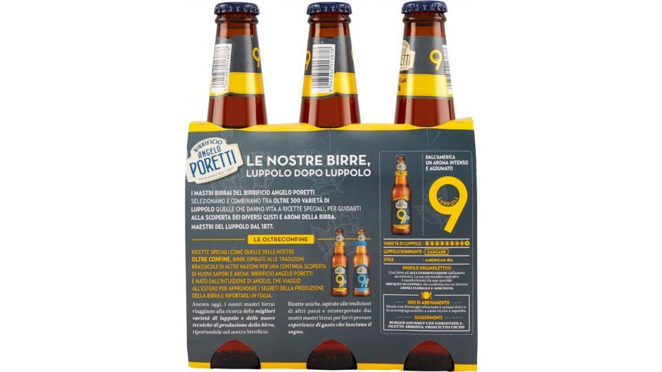 Poretti, 9 Luppoli American Ipa birra