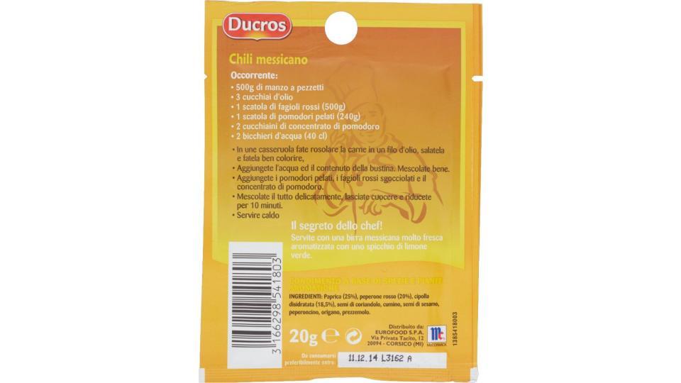 Ducros, chili messicano