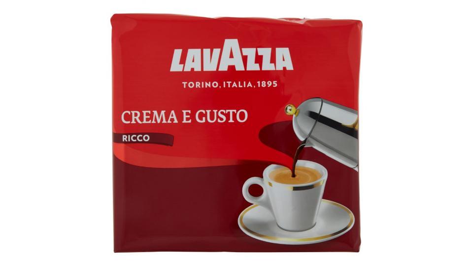 Lavazza - Caffè Crema e Gusto Ricco, Confezione da 2x250g