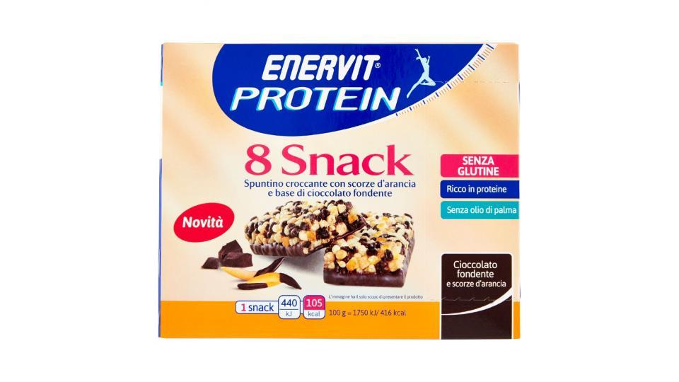 Enervit Protein 8 Snack Cioccolato fondente e scorze d'arancia
