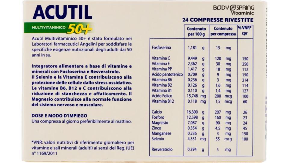 Acutil Multivitaminico 50+  24 Compresse