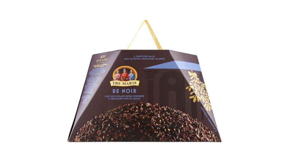 Tre Marie Re Noir panettone con cioccolato extra fondente