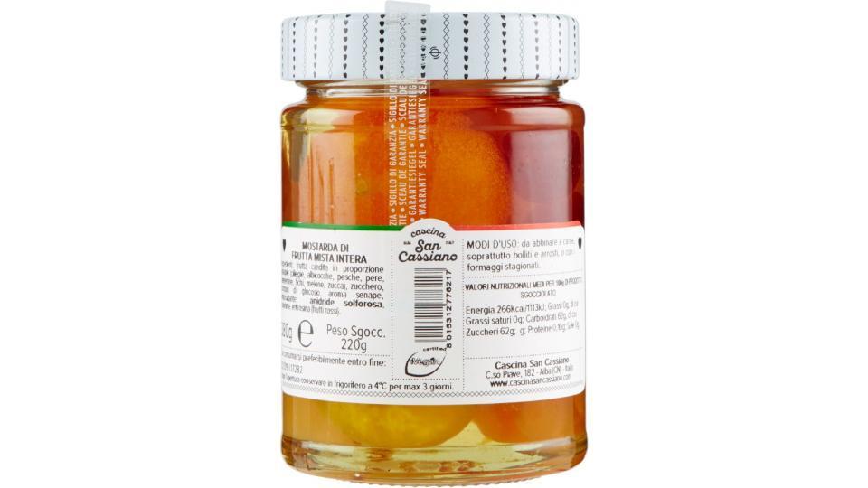 Cascina San Cassiano, Le Mostarde mostarda di frutta mista