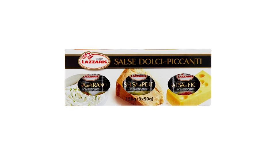 Lazzaris, 3 salse dolci - piccanti di arance, pere, fichi