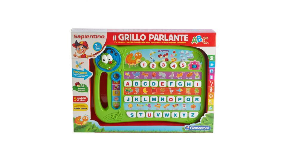 Clementoni Sapientino Il Grillo Parlante, 3 batterie tipo AA da 1,5V LR06 incluse - Età
