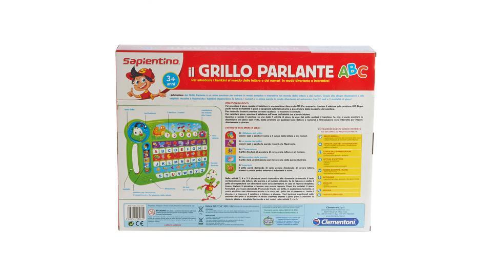 Clementoni Sapientino Il Grillo Parlante, 3 batterie tipo AA da 1,5V LR06 incluse - Età