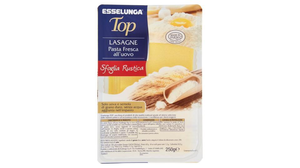 Esselunga Top, lasagne sfoglia rustica