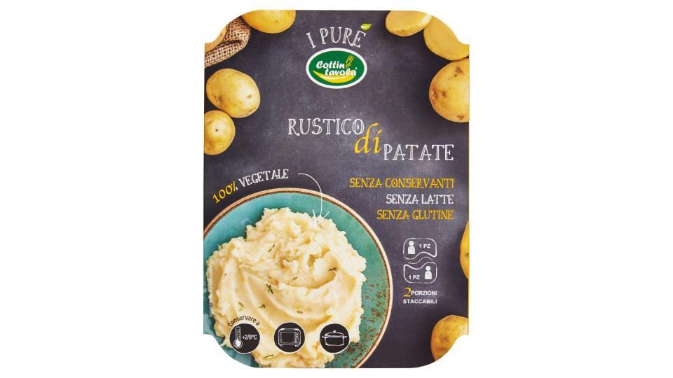 Cottin tavola rustico di patate