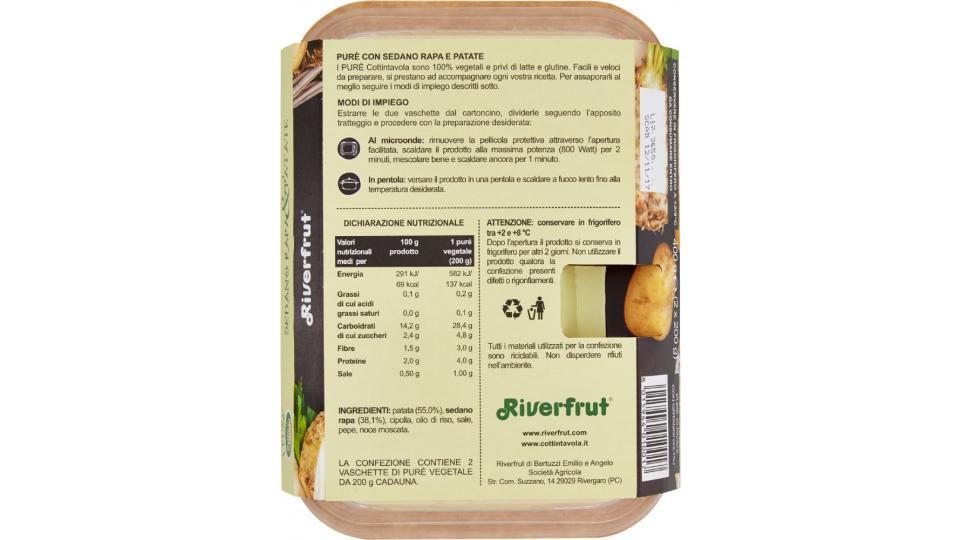 Cottin tavola purè sedano rapa e patate