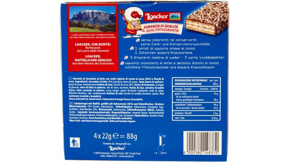 Loacker Choco & Coco Gr.22X4