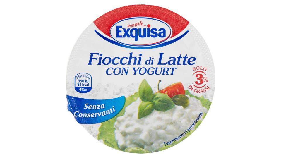 Exquisa fiocchi di latte con yogurt
