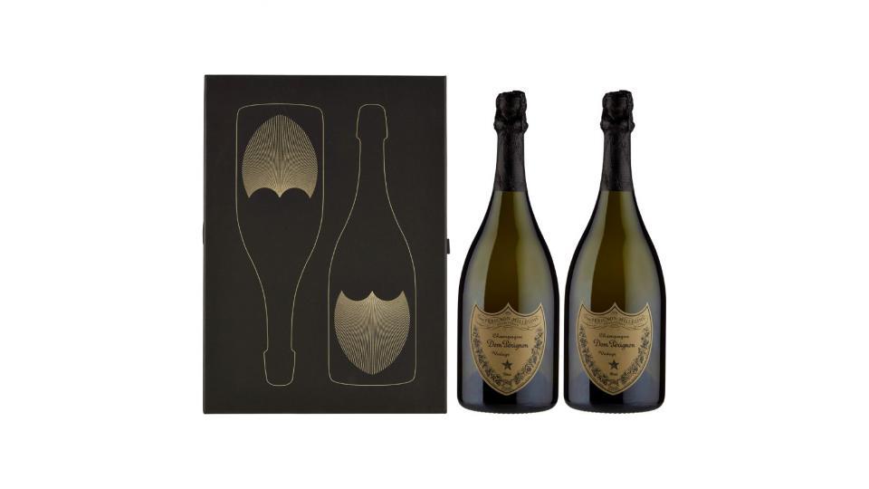 Dom Perignon Champagne Coffret confezione con 2 bottiglie da 75 cl