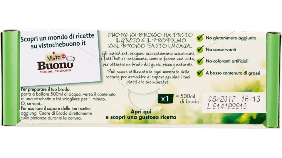 Knorr - Cuore di Brodo Vegetale, gia' Pronto, da Diluire