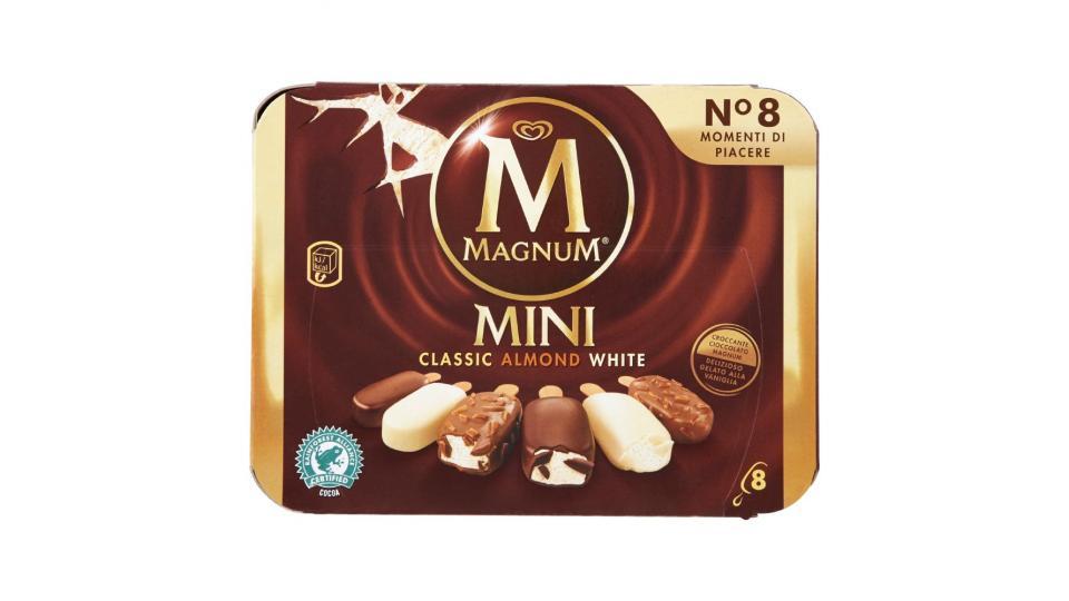 Magnum, Mini Classic almond white