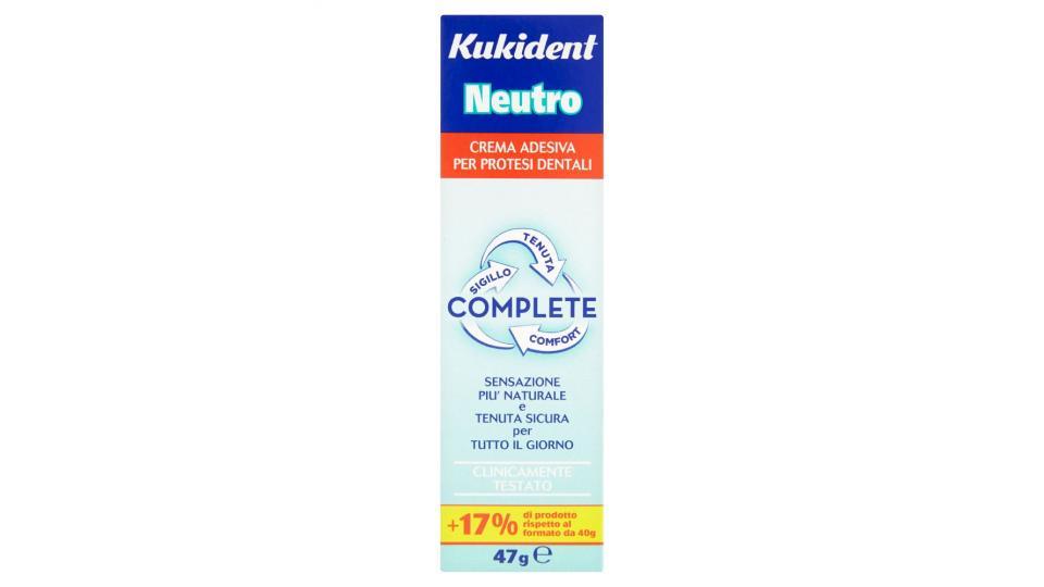 Kukident, Complete Neutro crema adesiva per protesi dentali 