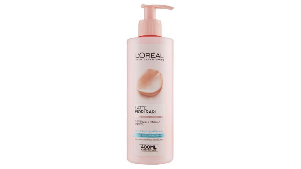 L'Oréal Paris, Skin Expert Fiori Rari latte struccante pelli normali e miste