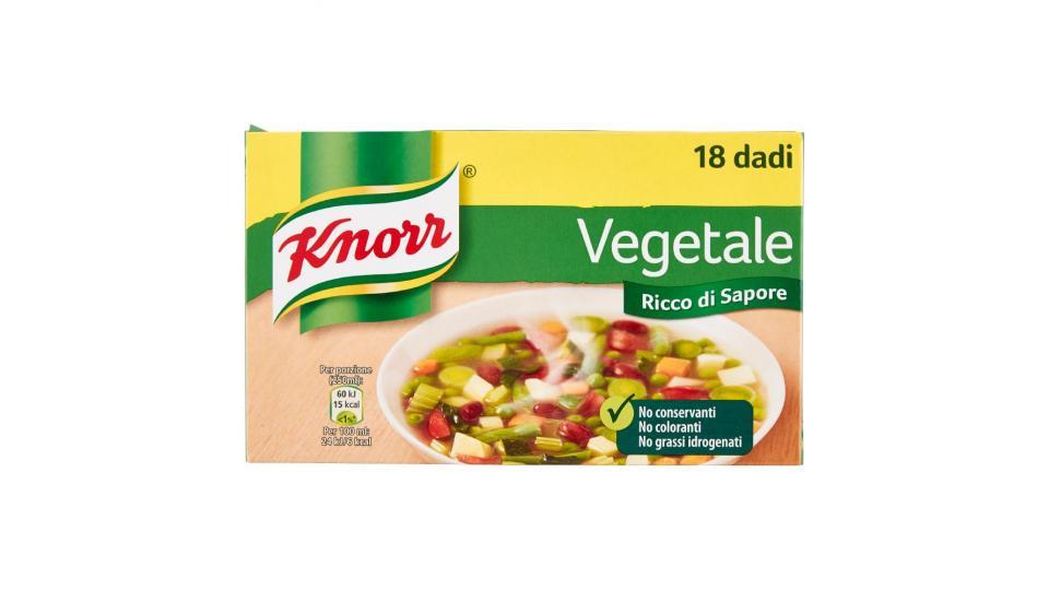 Knorr, dado Vegetale 18 dadi