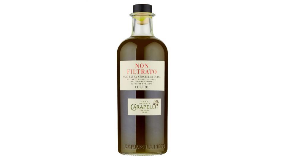 Carapelli, olio extra vergine di oliva Non Filtrato