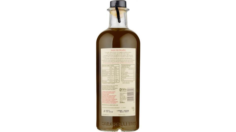 Carapelli, olio extra vergine di oliva Non Filtrato