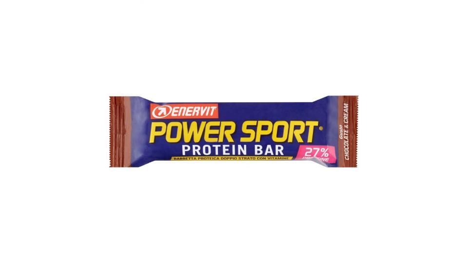 Enervit,Power Sport protein bar gusto chocolate & cream