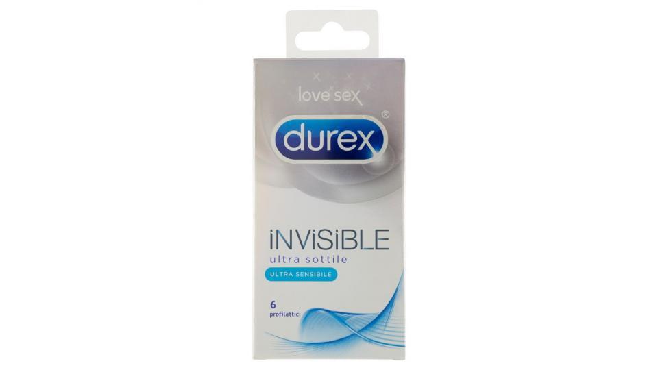 Durex, Invisible ultra sensibile profilattici