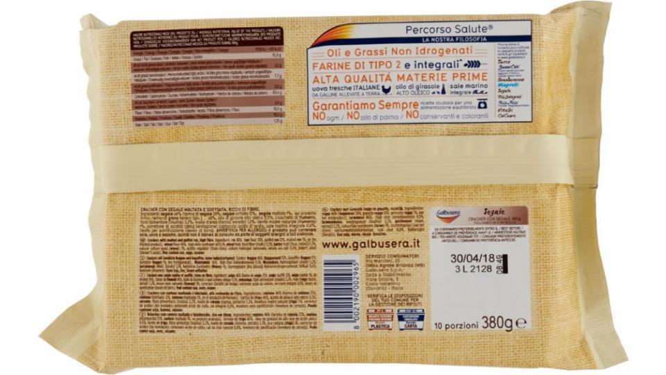 Galbusera, Segale cracker integrale