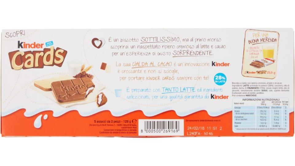 Kinder, Cards