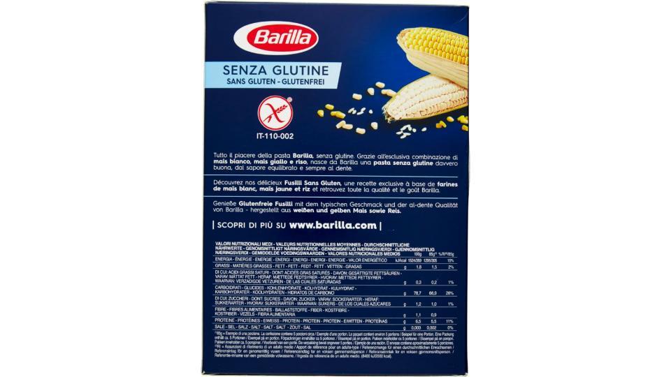 Barilla Senza Glutine Fusilli