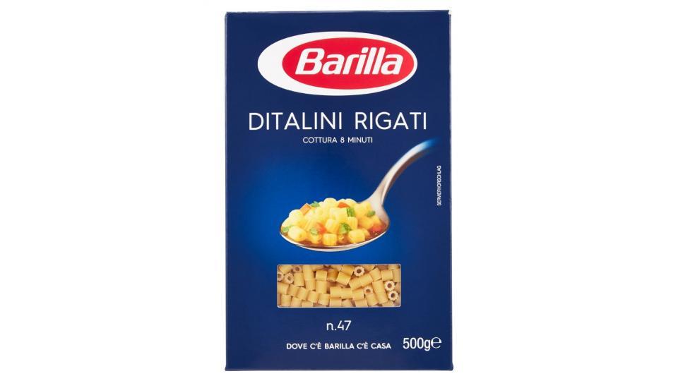 Barilla - Ditalini Rigati, Pasta Di Semola Di Grano Duro