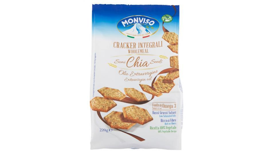 Monviso, cracker integrali semi chia olio extravergine