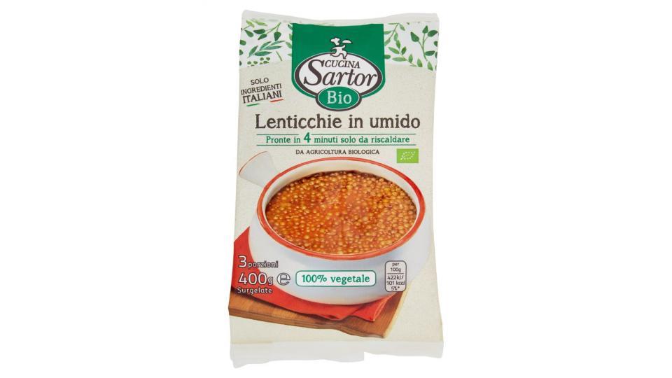 Cucina Sartor, Bio lenticchie in umido surgelate