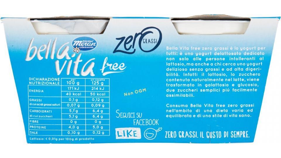 Merano, Bella Vita free zero grassi yogurt magro bianco