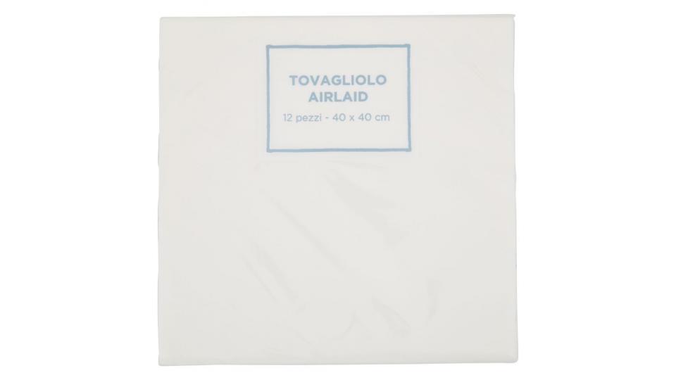 Tovaglioli Airlaid, colore bianco, misura 40x40 cm