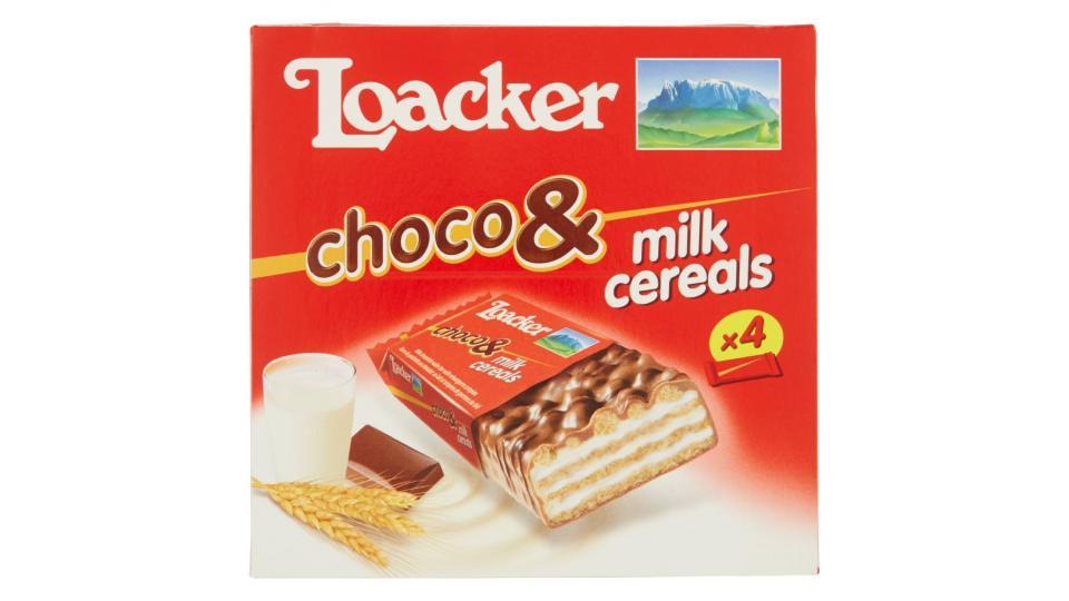 Loacker Choco & Milk Cereals 4 X