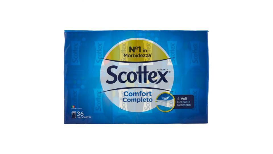 Scottex fazzoletti di carta 4 veli in fantasie assortite, 36 pacchetti da