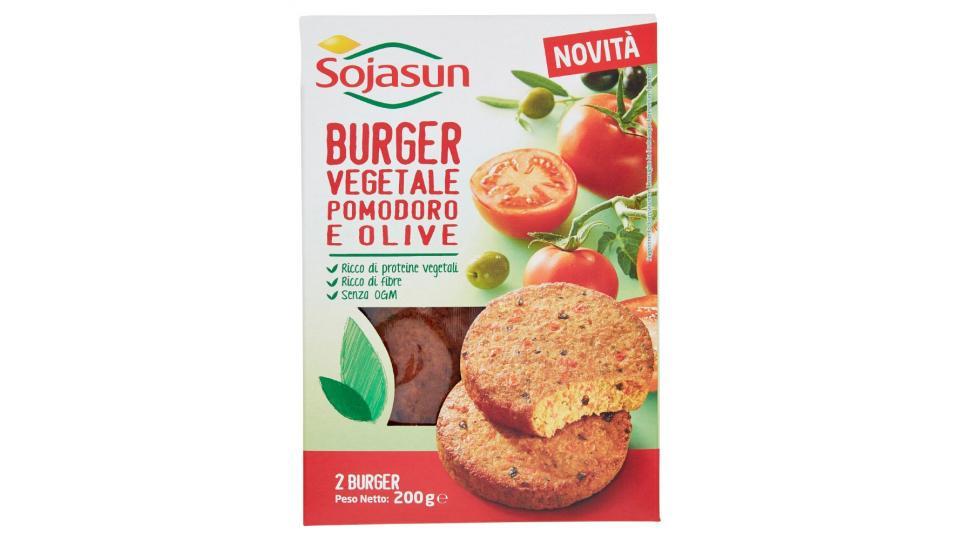 Sojasun burger vegetale pomodoro e olive