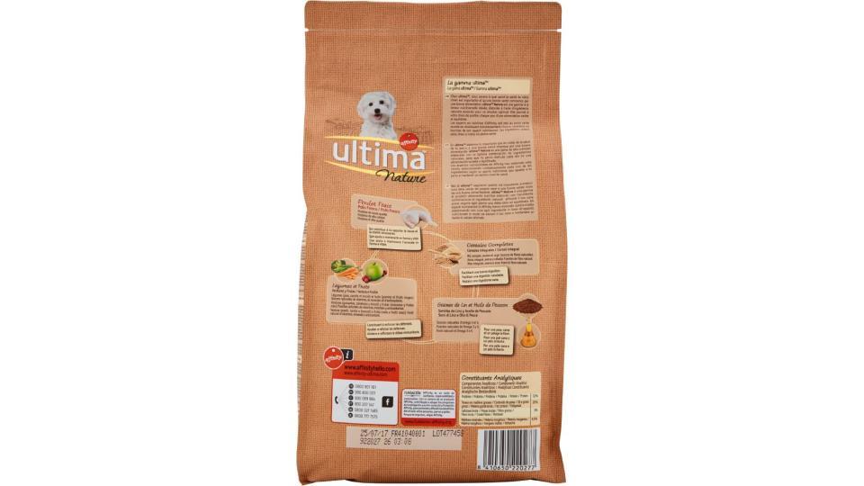 Ultima, cane Nature Mini Adult alimento con pollo fresco