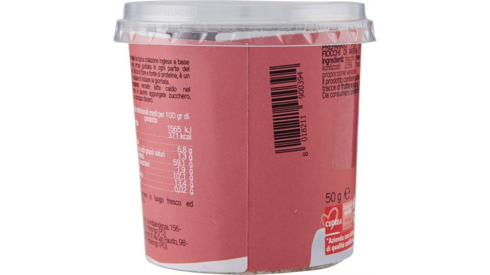 Cuore di, porridge ai frutti rossi biologico
