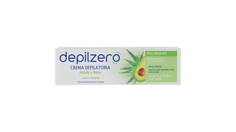 Depilzero, pelli delicate crema depilatoria ascelle e bikini