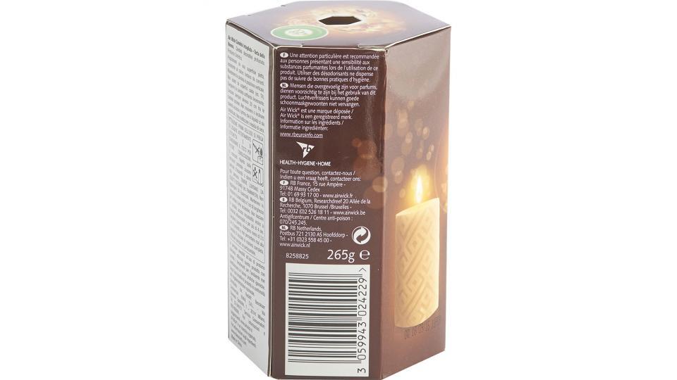 Air Wick Life Scents Candela intagliata al profumo di vaniglia