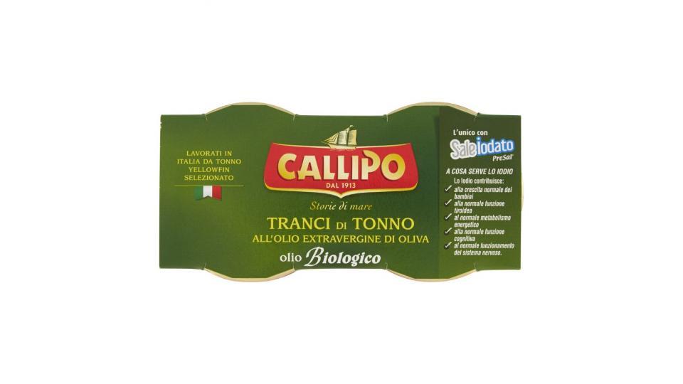 Callipo, tranci di tonno all'olio extravergine di oliva biologico