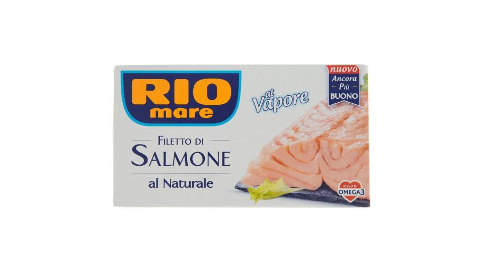 Rio Mare, al Vapore filetto di salmone al naturale conf.