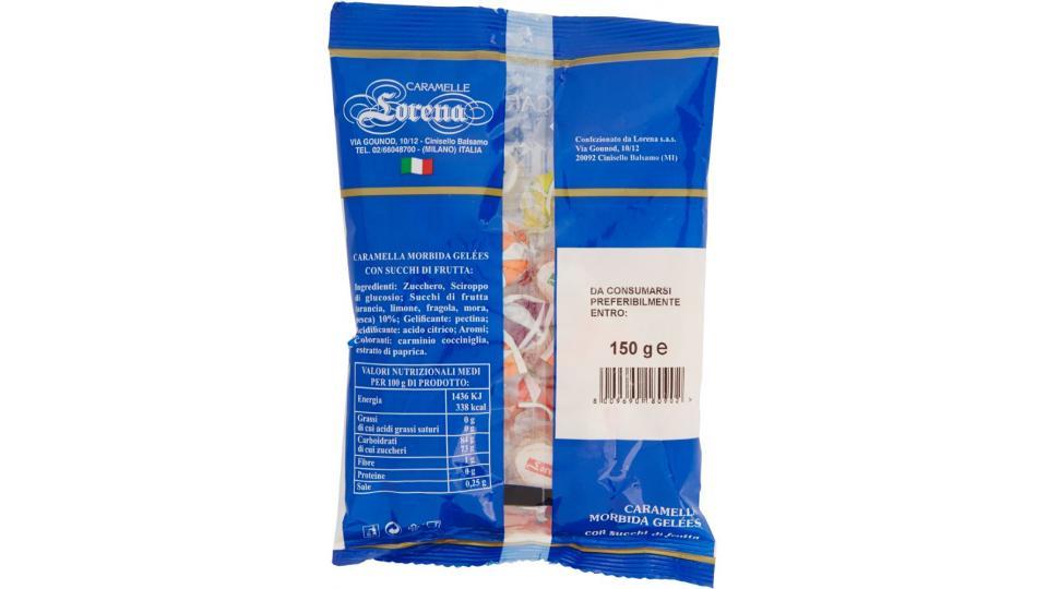 Lorena, caramelle morbide gelées con succhi di frutta